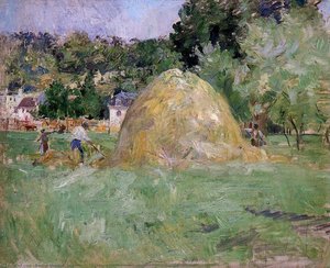 Haystacks At Bougival — Berthe Morisot