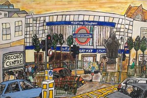 Four Tooting, South London Street Scenes (panel 2 Of 4) — Paul Clements