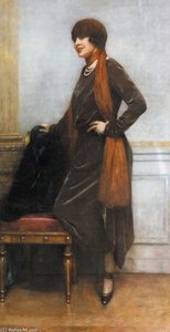 Portrait De Jenny Sacerdote. — Henri Gervex