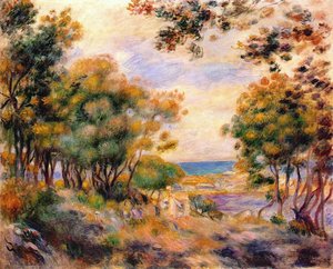 Landscape At Beaulieu — Pierre-auguste Renoir