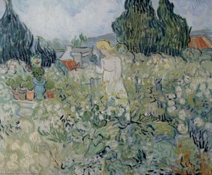 Mademoiselle Gachet Au Jardin — Vincent Willem Van Gogh, Post-impressionism