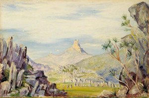Peak Of Casa Branca With Its Iron Rocks And Tree Lilies, Brazil — Marianne North