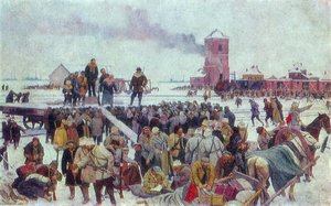 Seeing The Unit Of Workers To The Front — Konstantin Yuon