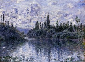 Arm Of The Seine Near Vetheuil — Claude Monet