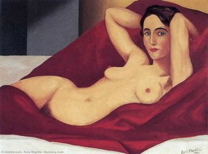 Reclining Nude — René Magritte