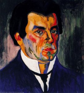 Self Portrait — Kazimir Malevich, Geometric Suprematism