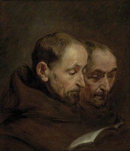 Two Monks Reading — Thomas Gainsborough