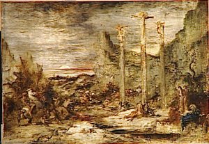 Le Golgotha — Gustave Moreau, Symbolist Painting