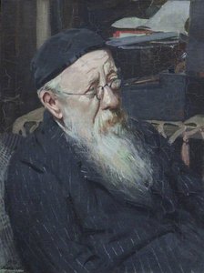 George Edward Bateman Saintsbury (1845–1933) — Sir William Nicholson, Impressionistic Portraiture