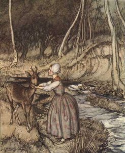 Little Brother And Little Sister — Arthur Rackham