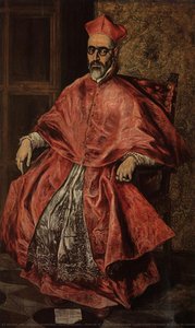 Portrait Of A Cardinal (probably Cardinal Don Fernando Niño De Guevara) — El Greco, Mannerism