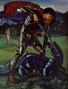 St. George And The Dragon — Edward Coley Burne-jones