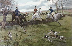 A Business Like Trio — George Derville Rowlandson