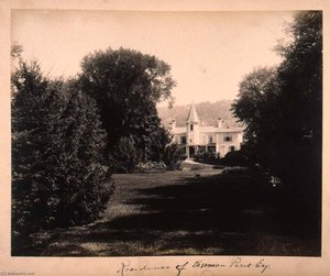 Residence of Sherman Paris, Esquire, from the album Views of Charlestown, New Hampshire