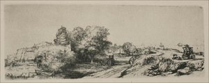 A Peasant Carrying Milk-pales — Rembrandt Van Rijn