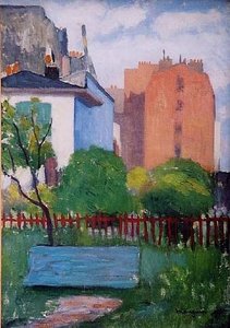 Le Banc, Rue Boursault — Henri Gaudier-brzeska