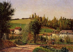 Path Of Hermitage At Pontoise — Camille Pissarro