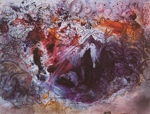 San Salvador And Antonio Gaudi Fighting For The Crown Of The Virgin, 1960 — Salvador Dalí, Surrealist Expressionism