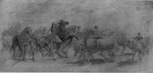 The Horse Fair (study) — Rosa Bonheur, Contemporary Realism