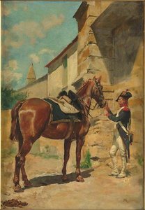 Le Cheval De L'ordonnance — Jean-louis Ernest Meissonier