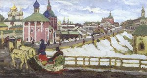 To Troyitsa — Konstantin Yuon