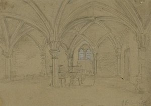 The Crypt At Elstow Church, Bedfordshire — John Frederick Lewis