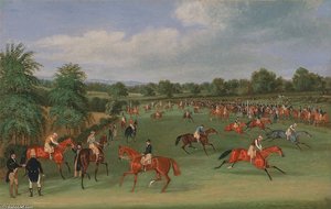 Epsom Races- Preparing To Start — James Pollard
