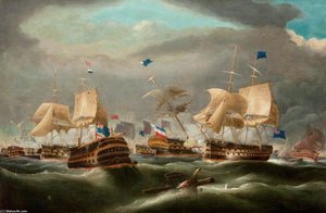 The Battle Of Camperdown — Clarkson Frederick Stanfield