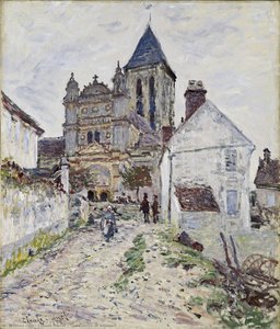 The Church At Vétheuil — Claude Monet, Impressionistic Landscape