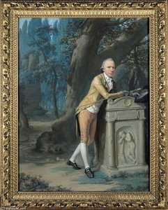 Portrait Of Jonas Langford Brooke Of Mere Cheshire — Hugh Douglas Hamilton