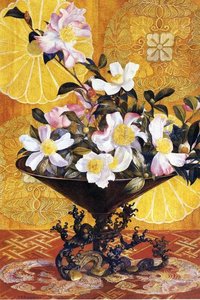 Sazanqua, Wild Tea: Yokohama (also known as Oriental Still Life)