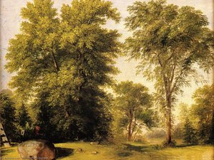 Study From Nature, Hoboken, N.j. — Asher Brown Durand, Hudson River School