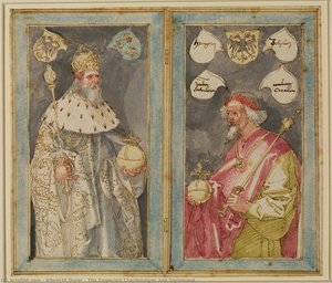 The Emperors Charlemagne And Sigismund — Albrecht Dürer