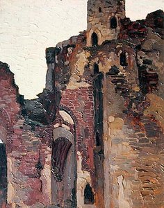 Wenden. Ruins Of Chapel. — Nicholas Roerich