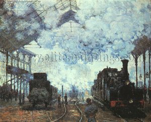 Gare St.-lazare — Claude Monet