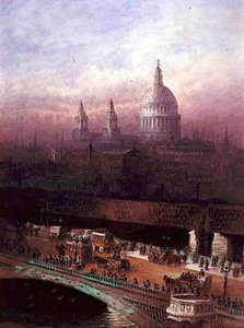 Blackfriars Bridge And St. Paul's — Frederick Edward John Goff