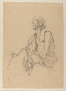 Standing Figure With Left Arm Raised\n\nfront — Gustav Klimt