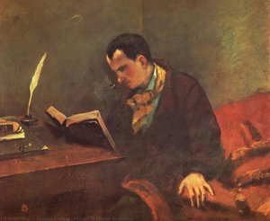 Portrait Of Charles Baudelaire — Gustave Courbet, Realism