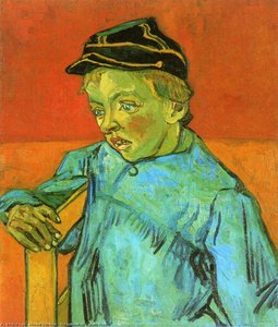 The Schoolboy (camille Roulin) — Vincent Willem Van Gogh, Post-impressionism