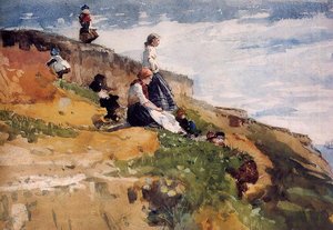 On The Cliff — Winslow Homer