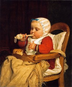 The Little Musician — Albert Samuel Anker