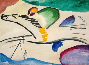 Lyrical Theme — Wassily Wassilyevich Kandinsky