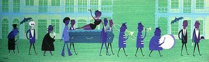 Bourbon Street Funeral — Josh Agle (shag)