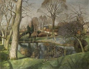 Beslyn's Pond, Great Bardfield — John Arthur Malcolm Aldridge