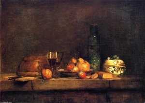 The Jar Of Olives — Jean-baptiste-siméon Chardin