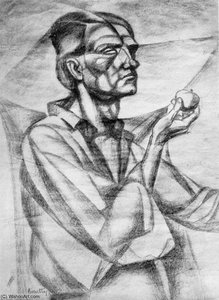 Self-portrait — Janos Kmetty