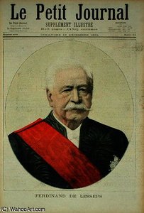 Portrait Of Ferdinand Marie De Lesseps — Henri Meyer