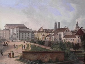 The Royal Residence In Munich From The North East