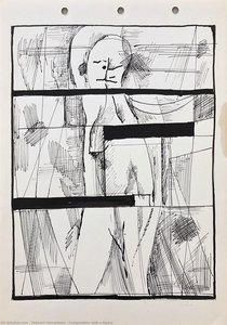 Composition With A Figure — Hryhorii Havrylenko