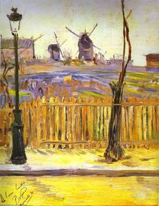 Rue Caulaincourt. Mills On Montmarte — Paul Signac